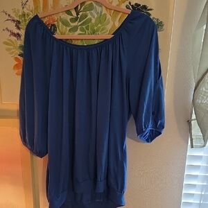 Faded Glory Royal Blue Women's Blouse